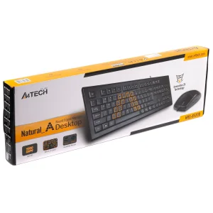 Комплект (клавиатура, мышь) A4Tech KRS-8520D Black USB UA