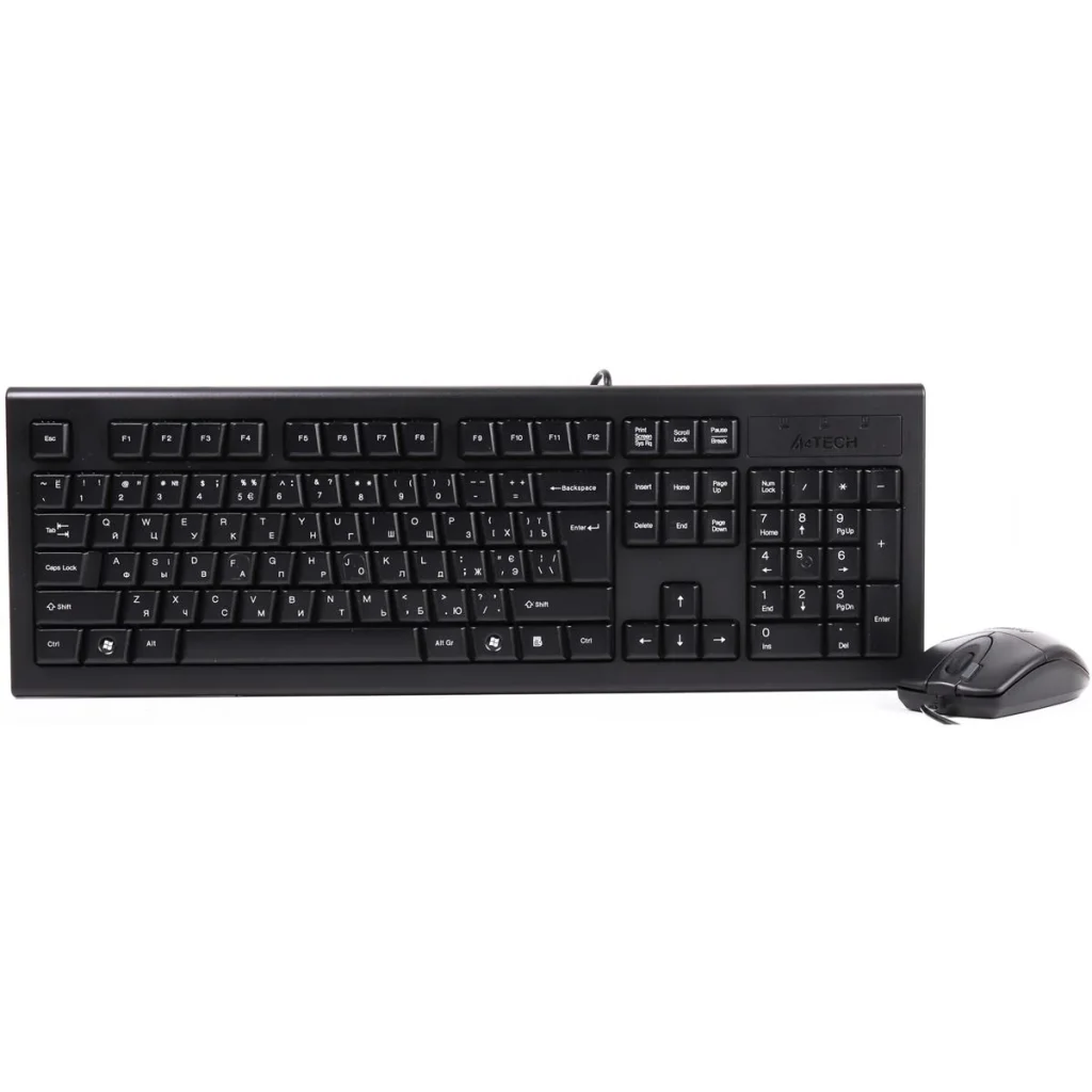 Комплект (клавиатура, мышь) A4Tech KRS-8520D Black USB UA