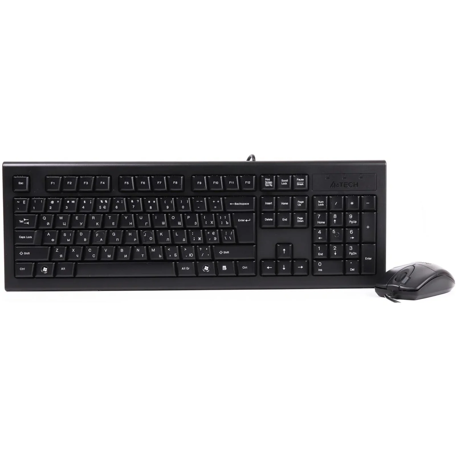 Комплект (клавиатура, мышь) A4Tech KRS-8520D Black USB UA