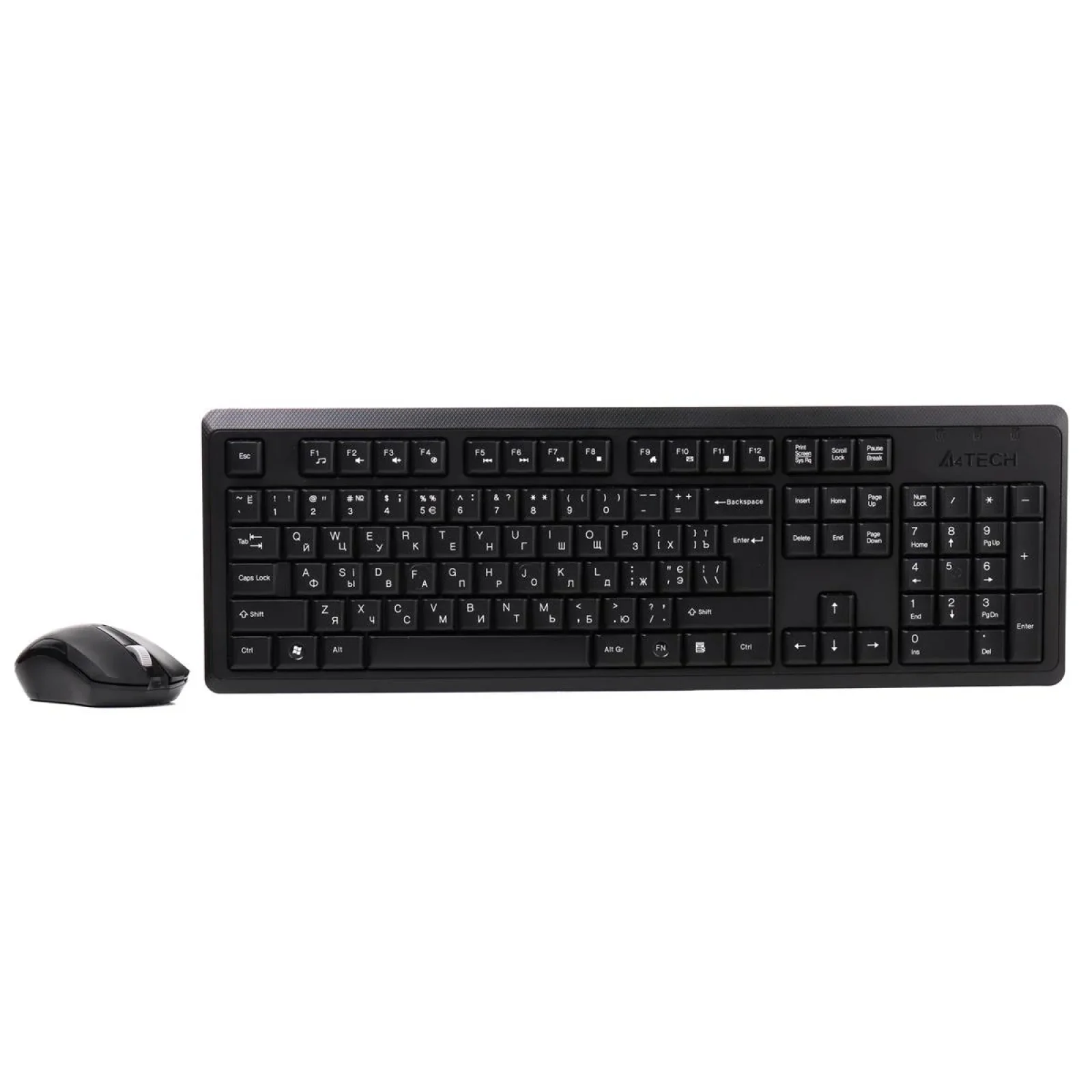 Комплект (клавиатура, мышь) беспроводной A4Tech 4200N (GR-92+G3-200N) Black USB UA