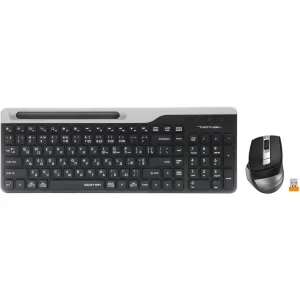 Комплект (клавиатура, мыша) беспроводной A4Tech FB2535CS Smoky Grey USB, FB2535CS (Smoky Grey) UA