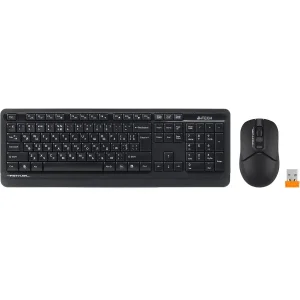 Комплект (клавиатура, мышь) беспроводной A4Tech FG1012 Black USB, FG1012 (Black) UA