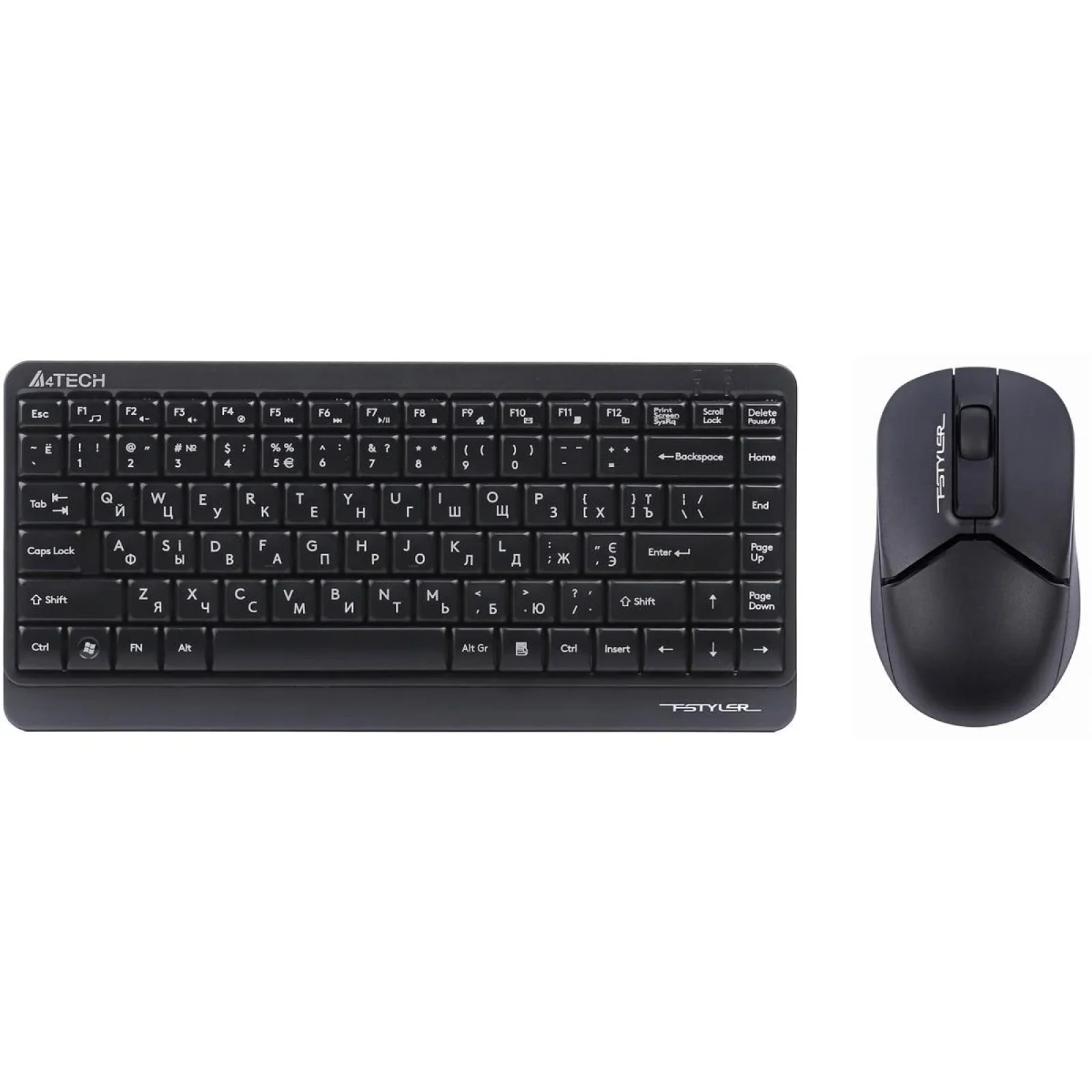 Комплект (клавіатура, миша) бездротовий A4Tech FG1112 Black USB, FG1112 (Black) UA