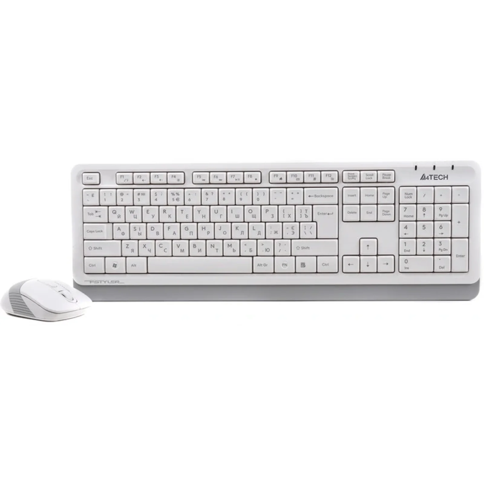Комплект (клавиатура, мышь) беспроводной A4Tech Bloody FG1010 White USB, FG1010 (White) UA