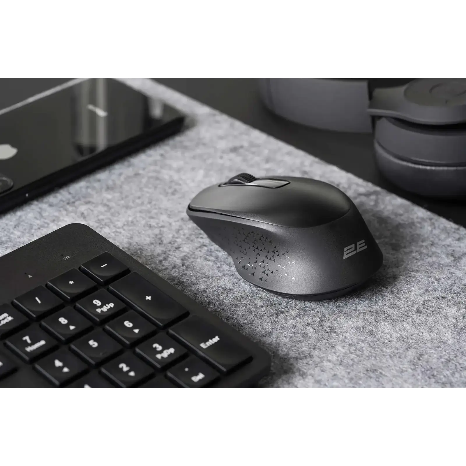 Комплект (клавіатура, миша) бездротовий 2E MK420 Black (2E-MK420WB_UA) UA