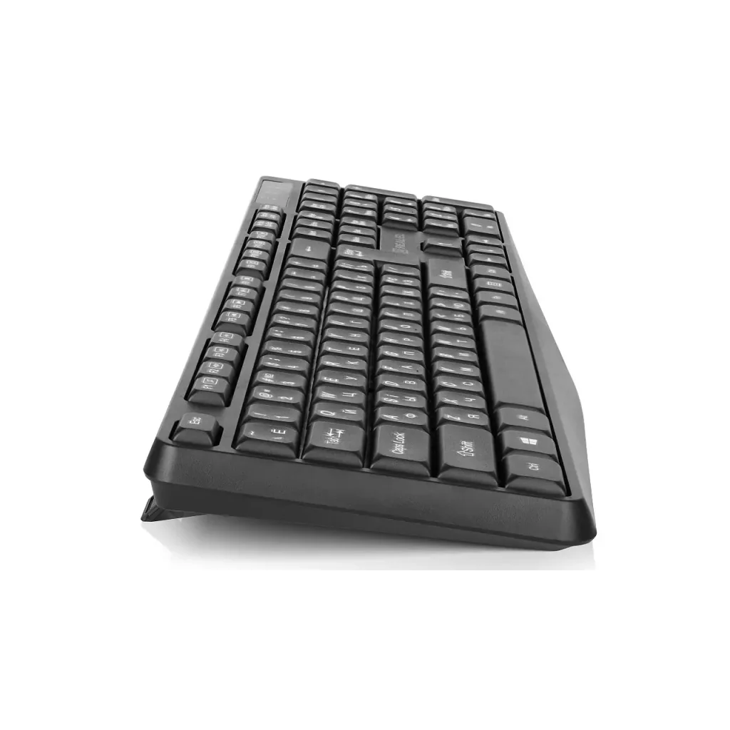 Комплект (клавіатура, миша) бездротовий REAL-EL Kit 551W Black USB, EL123100048 UA