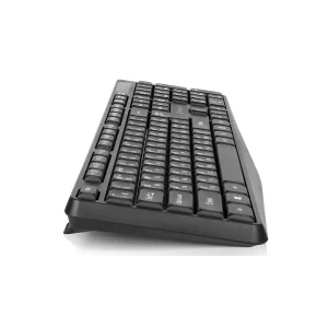 Комплект (клавіатура, миша) бездротовий REAL-EL Kit 551W Black USB, EL123100048 UA