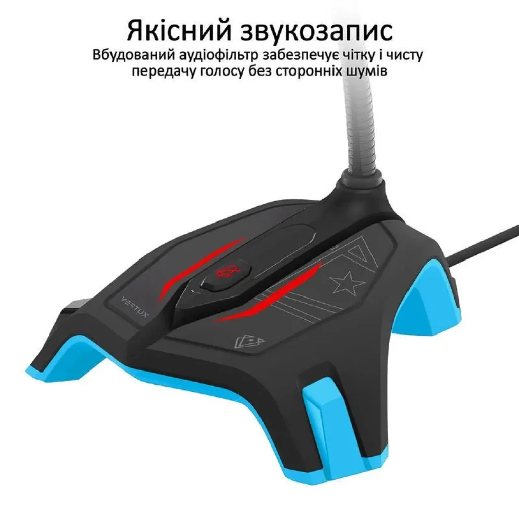 Микрофон Vertux Streamer-2 Blue, streamer-2.blue UA