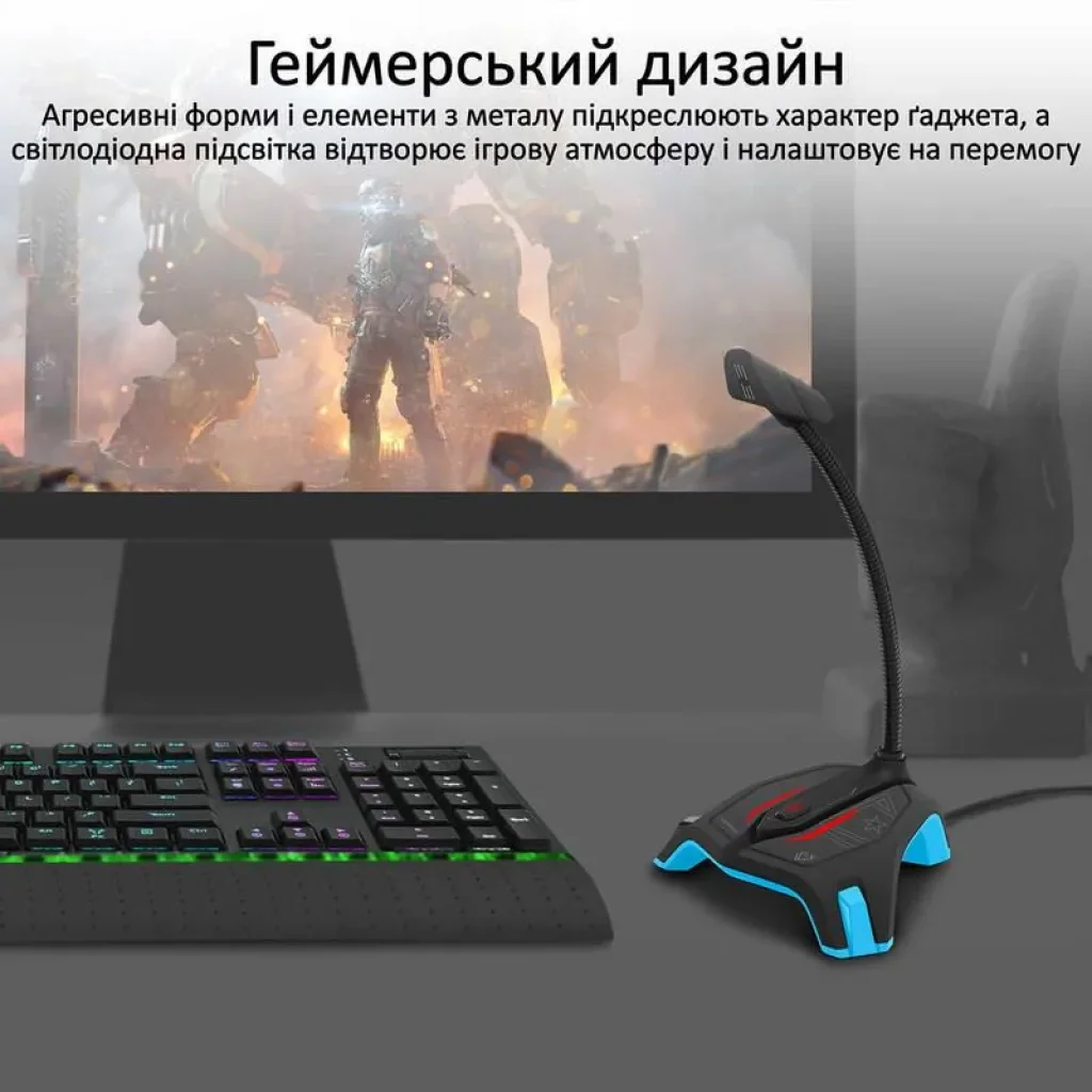 Микрофон Vertux Streamer-2 Blue, streamer-2.blue UA