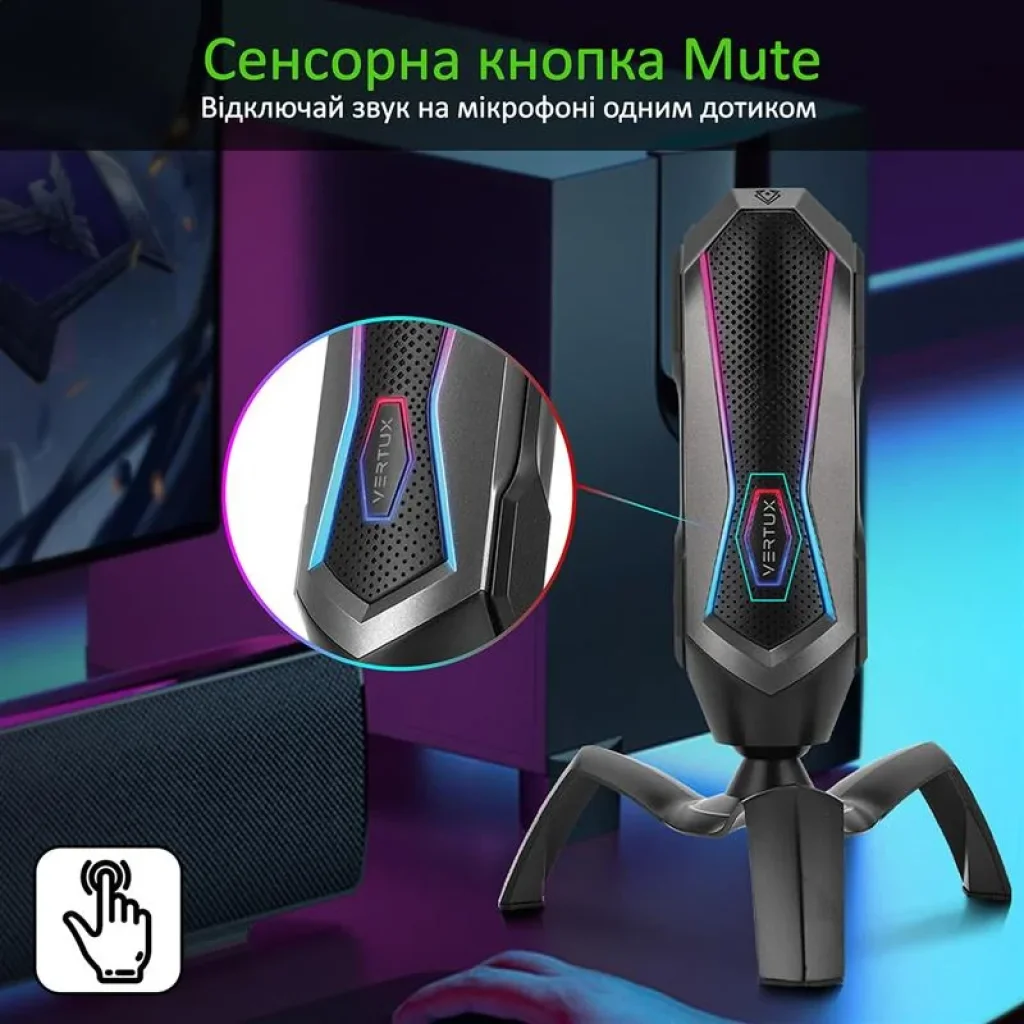 Микрофон Vertux Marshal Black, marshal.black UA