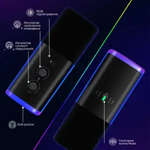 Микрофон Fifine AmpliGame AM8T Black UA