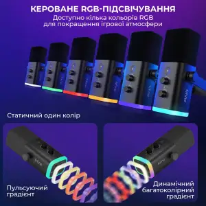 Микрофон Fifine AmpliGame AM8T Black UA