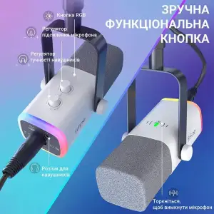 Микрофон Fifine AM8TW White UA