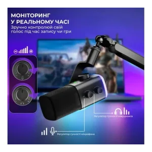 Мікрофон Fifine AM9 Black UA