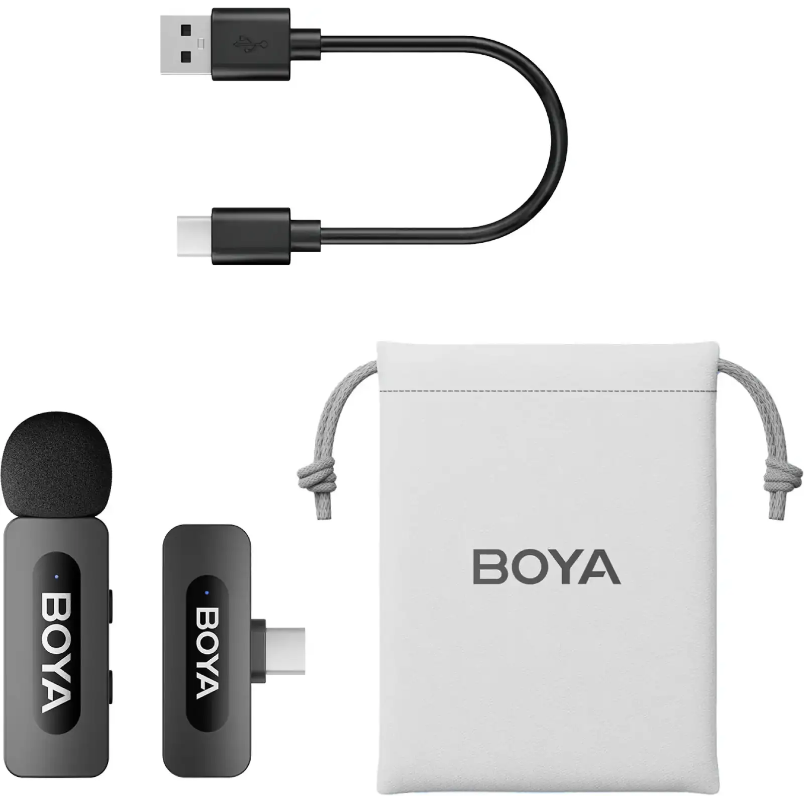 Мікрофон BOYA BY-V10 Type-C Black UA