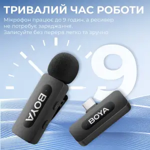 Мікрофон BOYA BY-V10 Type-C Black UA