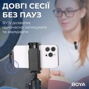 Мікрофон BOYA BY-V10 Type-C Black UA