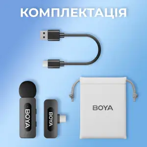 Мікрофон BOYA BY-V10 Type-C Black UA