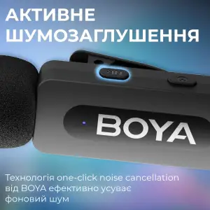 Мікрофон BOYA BY-V3 Combo Type-C/Lightning Black UA