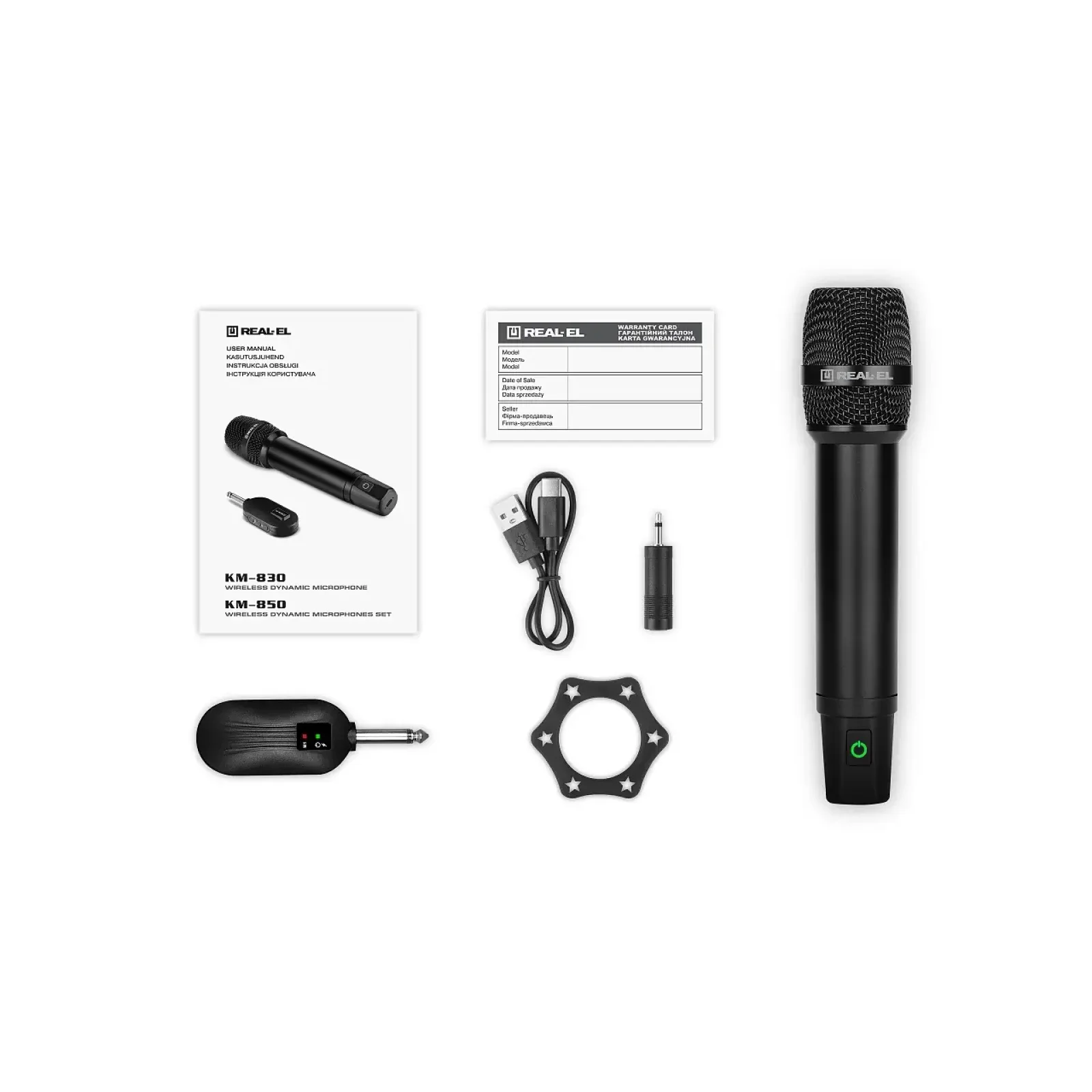 Мікрофон REAL-EL KM-830 UA