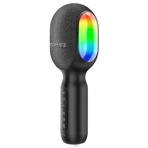 Микрофон для караоке Promate VocalMic Bluetooth LED Black (vocalmic.black) UA