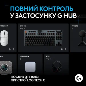Микрофон Logitech G Yeti Orb RGB White (988-000558) UA
