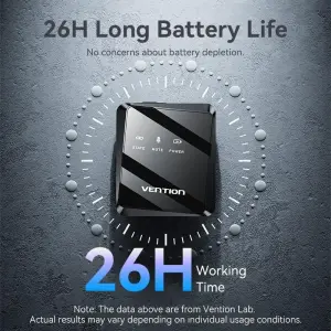 Мікрофон Vention USB Type-C 2-Pack Wireless Lavalier Black (NCBB0) UA