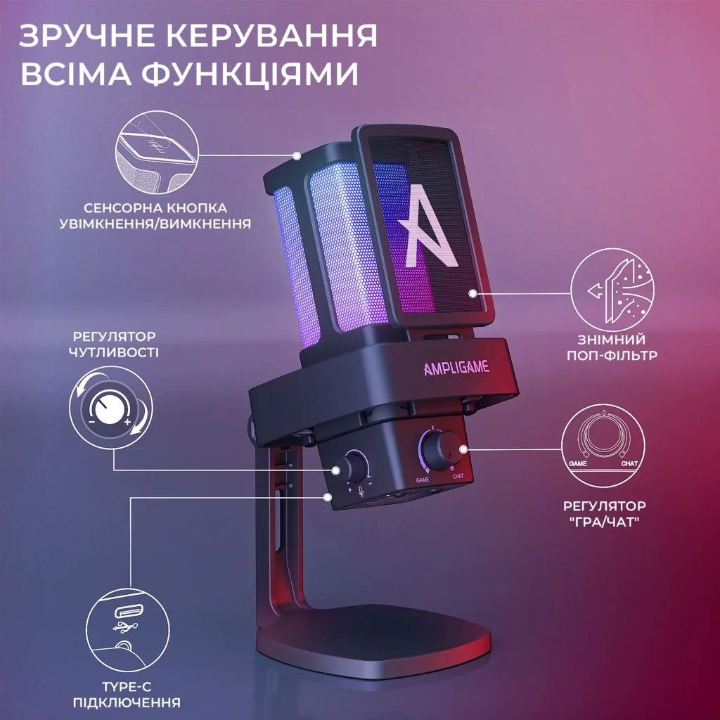 Мікрофон Fifine Q8PRO Black UA