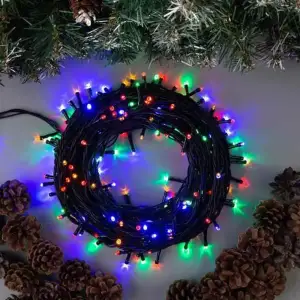 Світлодіодна гірлянда ColorWay (CW-G-100L10VMC) 100LED, 10м, 8 функцій, різнокольорова, 220V UA