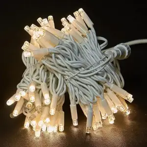 Світлодіодна гірлянда ColorWay (CW-GO-100L10WW) 100LED, 10м, тепле біле світло UA