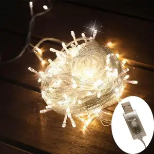 Світлодіодна гірлянда ColorWay (CW-G-200L20U) 200LED, 20м, 8 функцій, теплий колір, USB UA