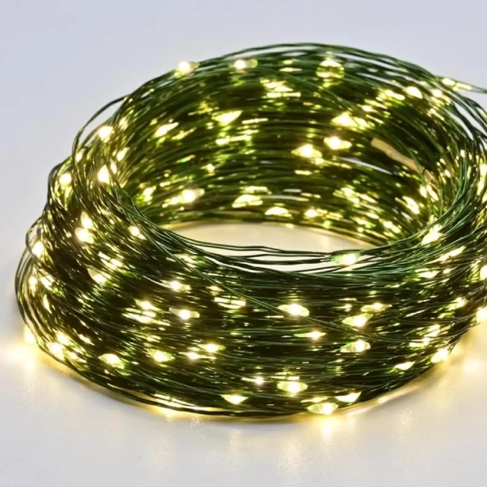 Світлодіодна гірлянда ColorWay (CW-G-100L10NU) 100LED, 10м, 8 функцій, теплий колір USB UA