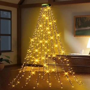 Світлодіодна гірлянда ColorWay (CW-G-126L91CU) 126LED, 9x1.5м, 8 функцій, теплий колір USB UA