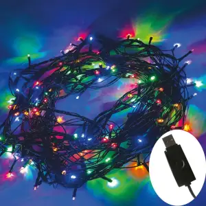 Світлодіодна гірлянда ColorWay (CW-G-200L20UMC) 200LED, 20м, 8 функцій UA