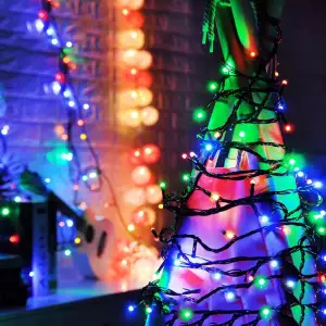 Світлодіодна гірлянда ColorWay (CW-G-200L20UMC) 200LED, 20м, 8 функцій UA