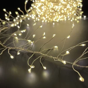 Світлодіодна гірлянда ColorWay (CW-G-200L6VC) 200LED, 6м, 8 функцій, мідна струна теплий колір 220V UA