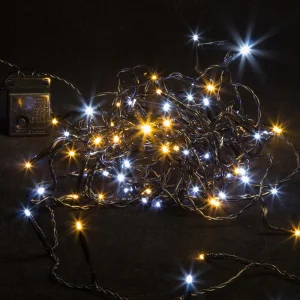 Світлодіодна гірлянда ColorWay (CW-G-250L5VMC) 250LED, 5м, (150 теплий статичний+100 білий водоспад) 220V UA