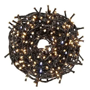 Світлодіодна гірлянда ColorWay (CW-G-250L5VMC) 250LED, 5м, (150 теплий статичний+100 білий водоспад) 220V UA