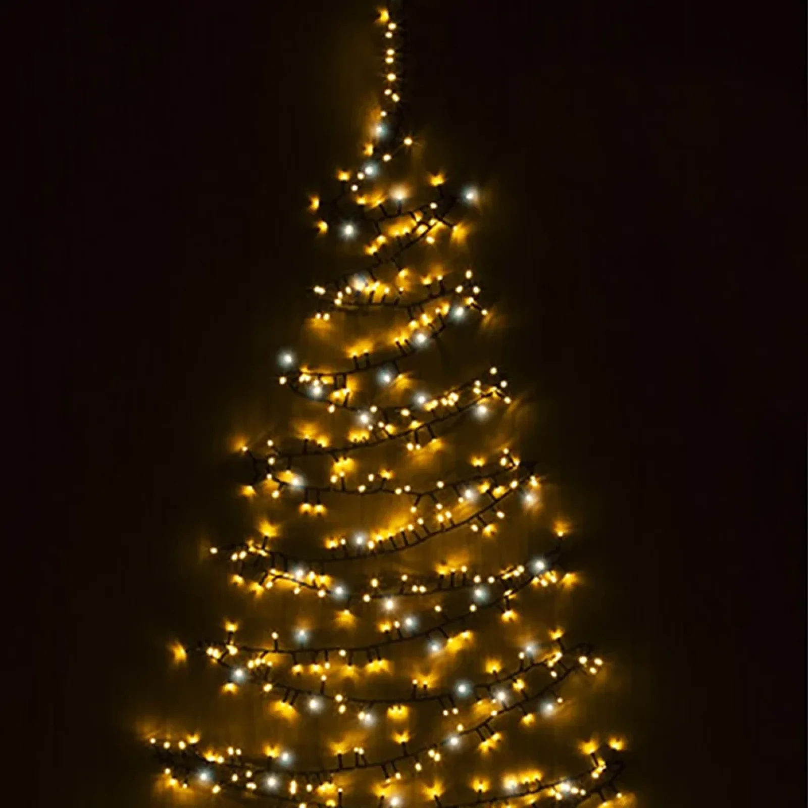 Світлодіодна гірлянда ColorWay (CW-G-250L5VMC) 250LED, 5м, (150 теплий статичний+100 білий водоспад) 220V UA