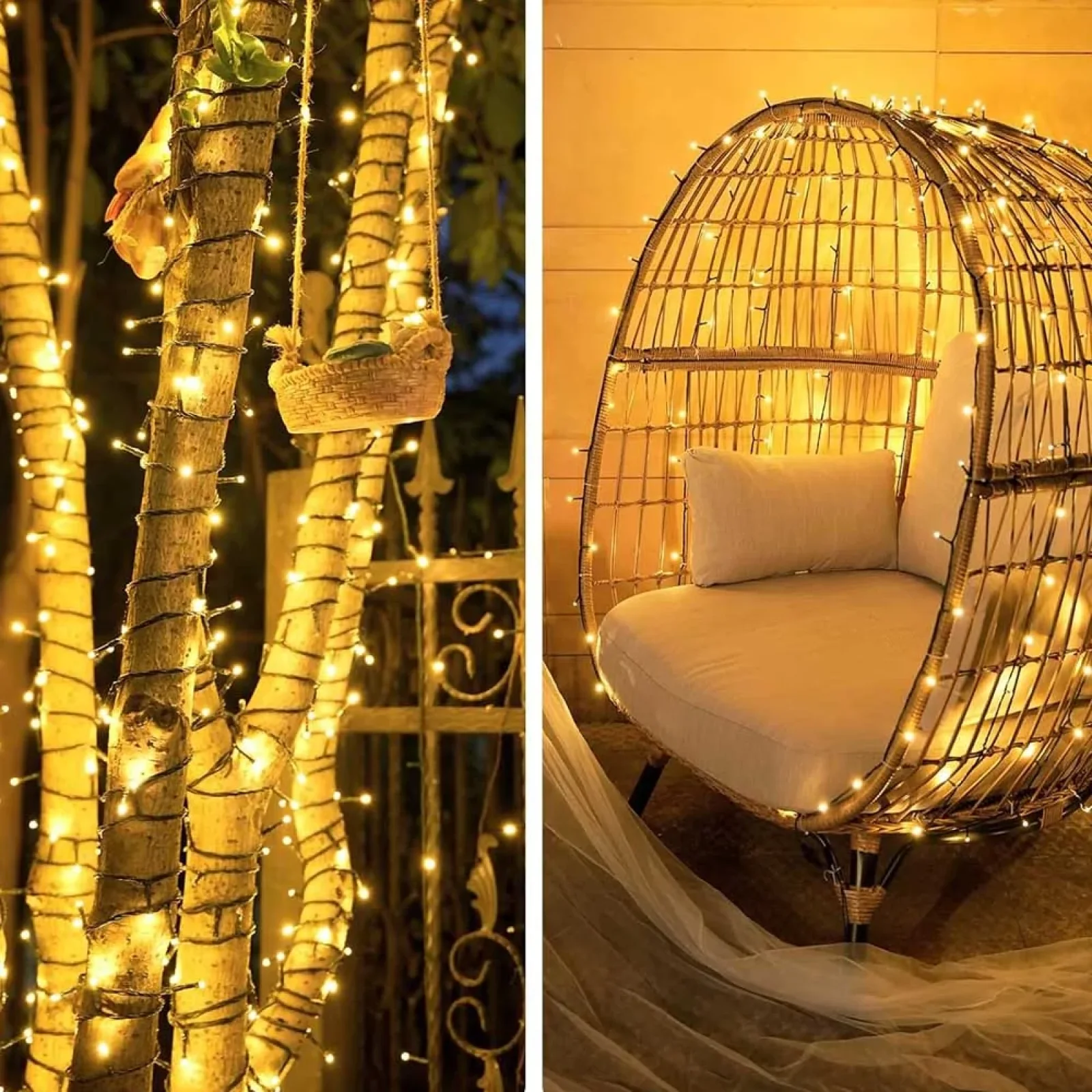 Світлодіодна гірлянда ColorWay (CW-G-320L10U) 320LED, 10м, 8 функцій, теплий колір USB UA