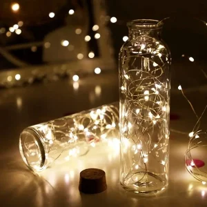 Светодиодная гирлянда ColorWay (CW-G-50L5NB) 50LED, 5м, 8 функций, теплый цвет 3AA UA