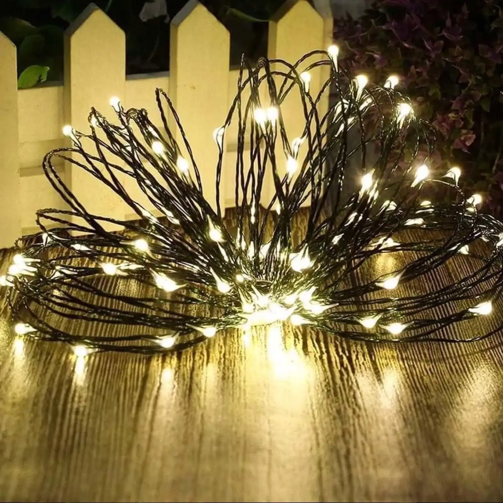 Світлодіодна гірлянда ColorWay (CW-G-50L5NU) 50LED, 5м, 8 функцій, теплий колір USB UA