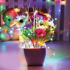 Светодиодная гирлянда ColorWay (CW-G-100L10NUMC) 100LED, 10м, 8 функций, разноцветная USB UA