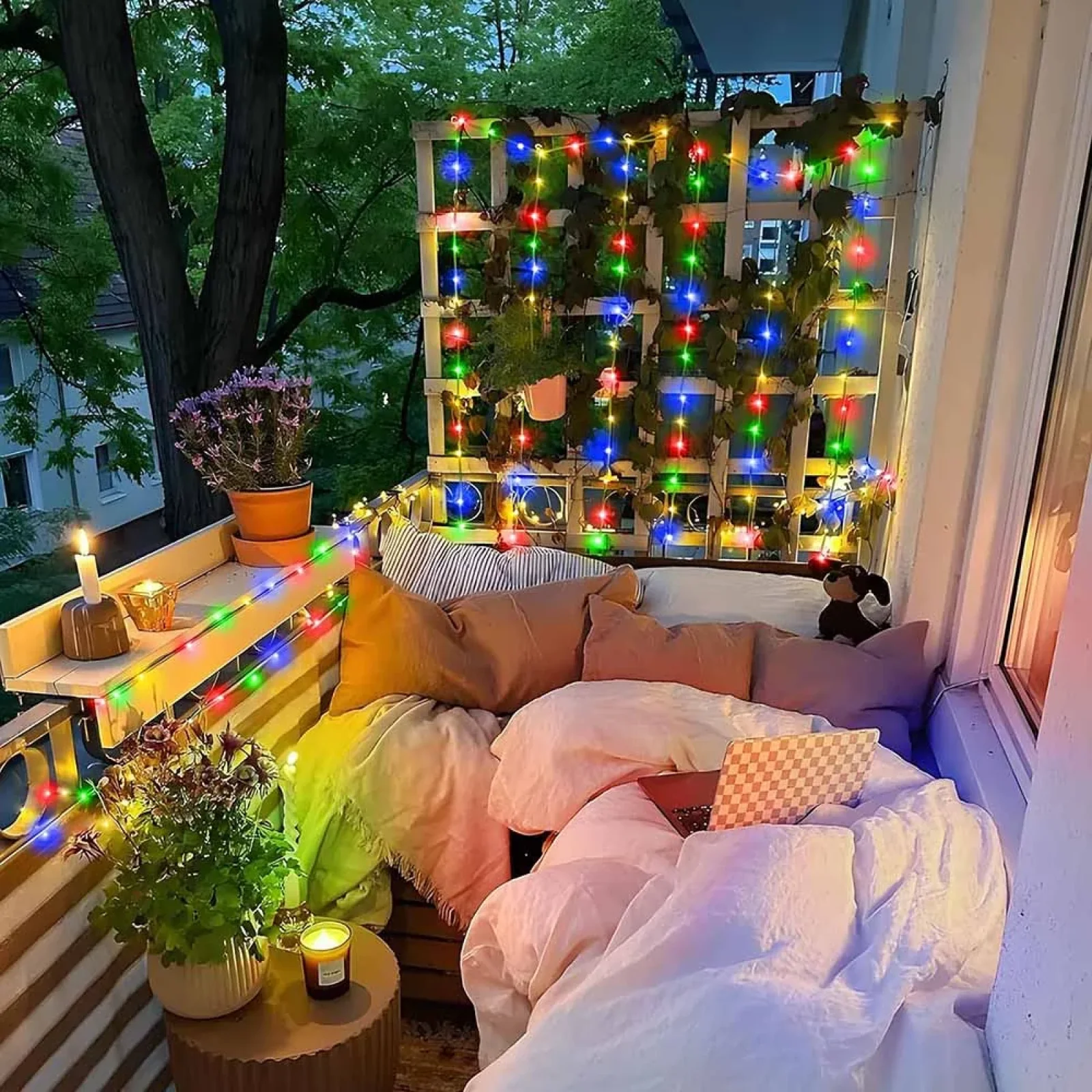 Светодиодная гирлянда ColorWay (CW-G-100L10NUMC) 100LED, 10м, 8 функций, разноцветная USB UA