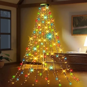 Світлодіодна гірлянда ColorWay (CW-G-98L71CUMC) 98LED, 7x1.5м, 8 функцій, різнокольорова USB UA