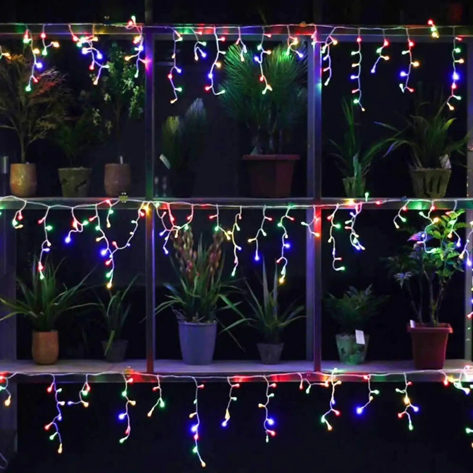 Світлодіодна гірлянда ColorWay (CW-GF-100L36UWW) бахрома 100LED, 3мx0.6м, теплий колір USB UA
