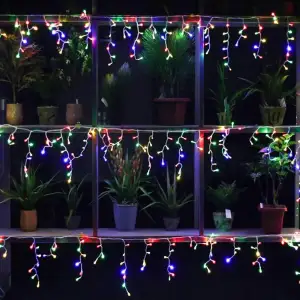 Світлодіодна гірлянда ColorWay (CW-GF-100L36UWW) бахрома 100LED, 3мx0.6м, теплий колір USB UA