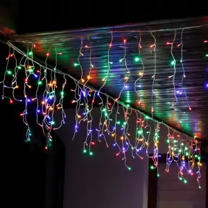 Світлодіодна гірлянда ColorWay (CW-GF-100L36UWW) бахрома 100LED, 3мx0.6м, теплий колір USB UA