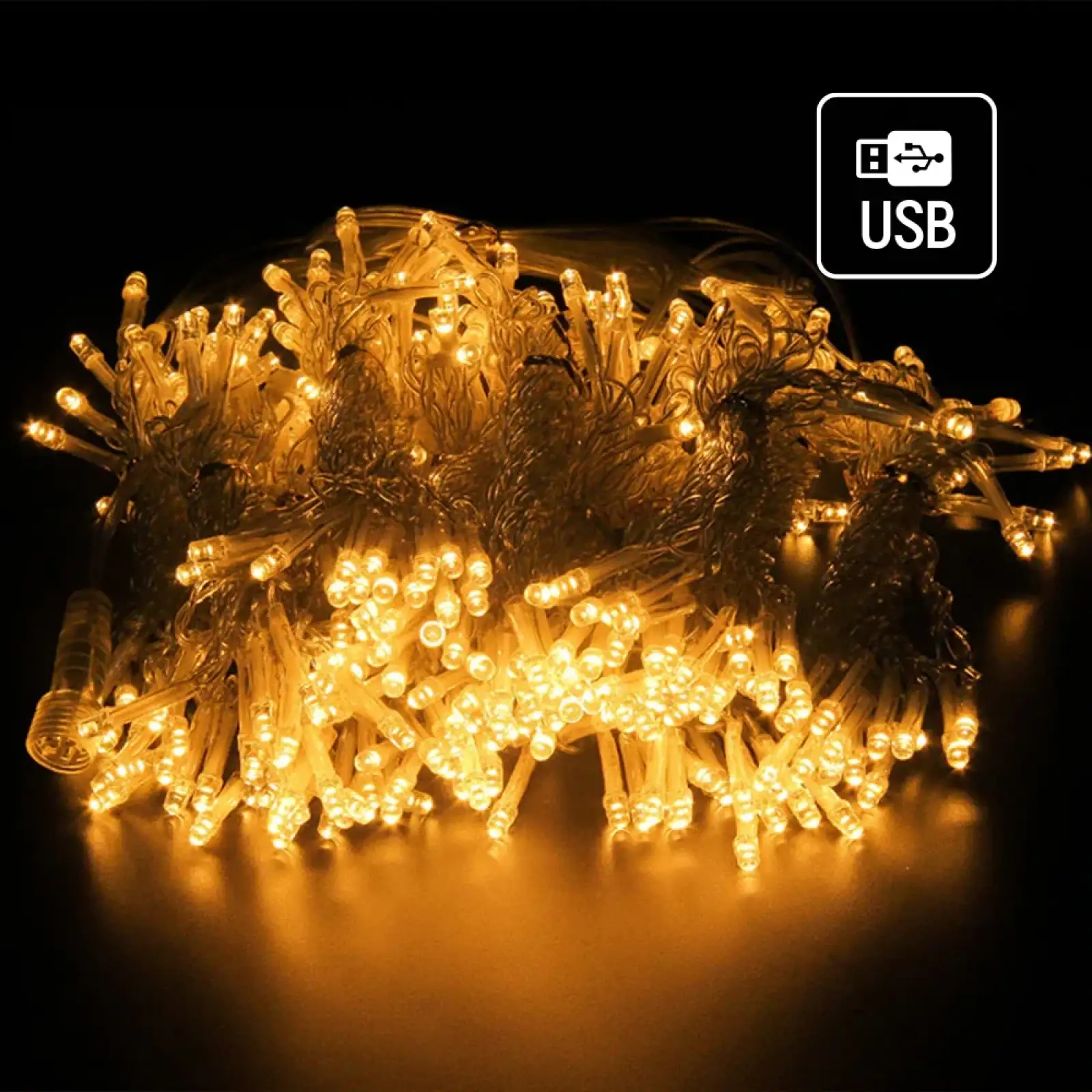 Світлодіодна гірлянда ColorWay (CW-GW-240L32U) штора 240LED, 3х2м, теплий колір, USB UA