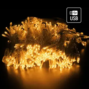 Світлодіодна гірлянда ColorWay (CW-GW-240L32U) штора 240LED, 3х2м, теплий колір, USB UA